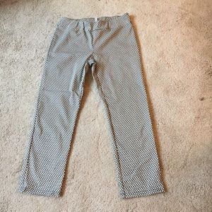 Ankle length stretch pants